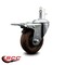 Service Caster 4'' High Temp Glass Filled Nylon 7/16'' Stem Caster with Total Lock Brake SCC-GRTTL20S414-GFNSHT-716138 - alternate 4